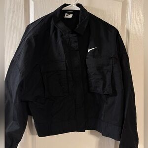 Nike Black Cropped Jacket
